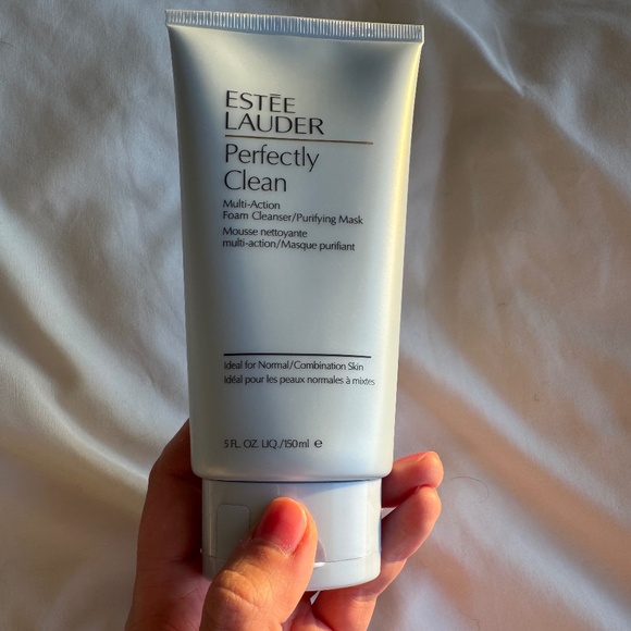 Estée Lauder Perfectly Clean Multi-Action Foam Cleanser / Purifying Mask – New - Picture 1 of 6
